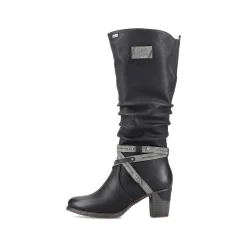 Rieker Ankle Boots & Boots-Women'S High-Shaft Boots Deep Black