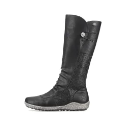 Rieker Ankle Boots & Boots-Women'S High-Shaft Boots Deep Black