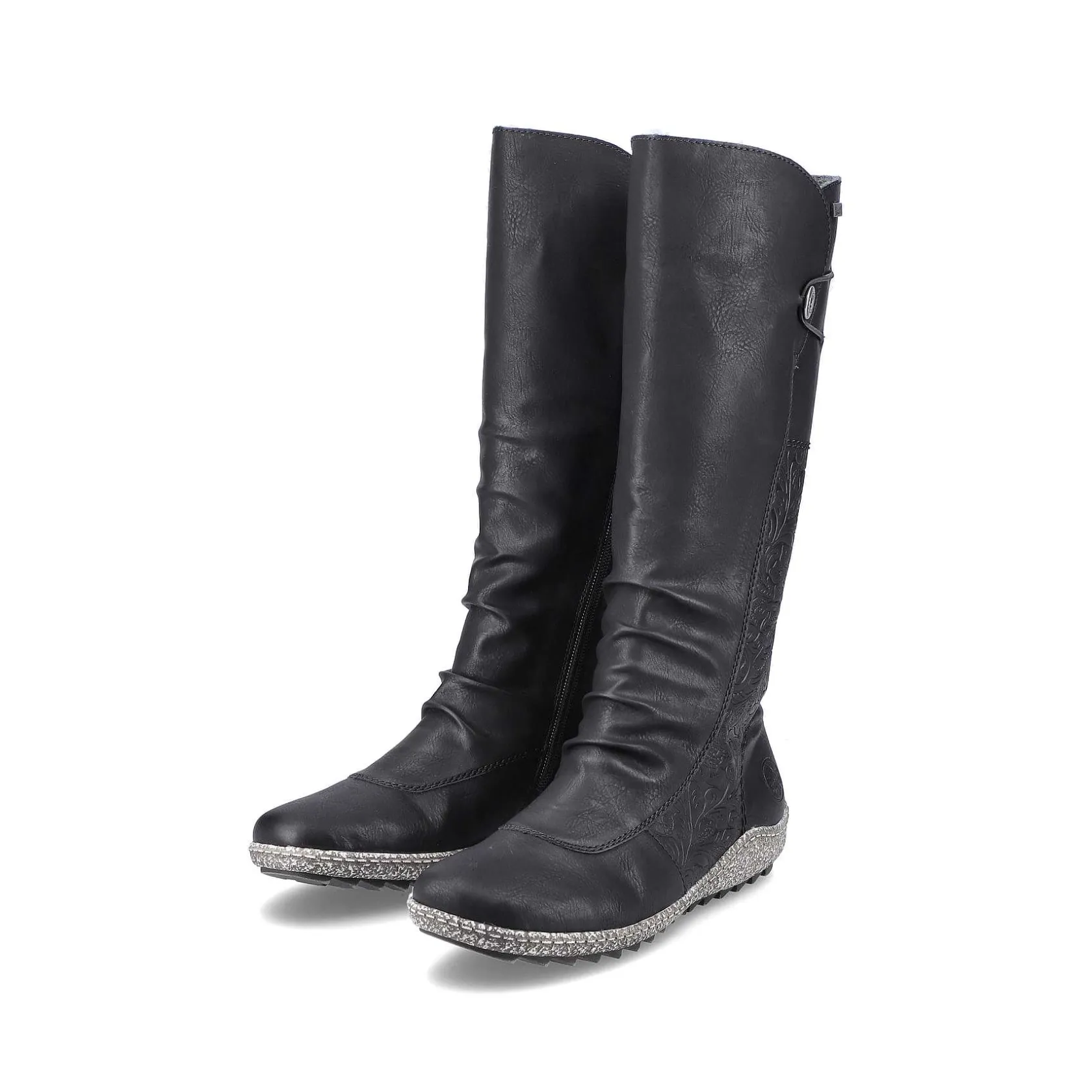 Rieker Ankle Boots & Boots-Women'S High-Shaft Boots Deep Black