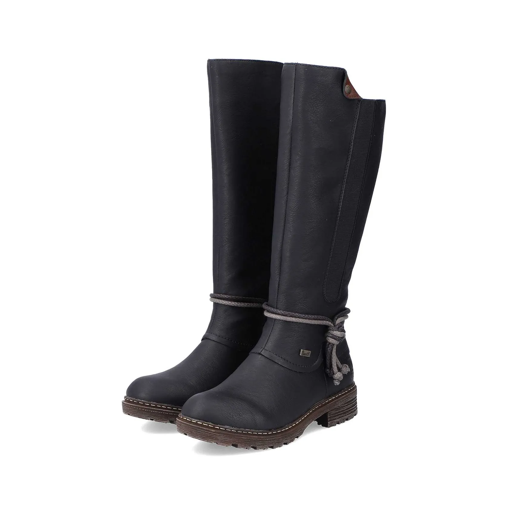Rieker Ankle Boots & Boots-Women'S High-Shaft Boots Deep Black