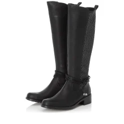 Rieker Ankle Boots & Boots-Women'S High-Shaft Boots Deep Black