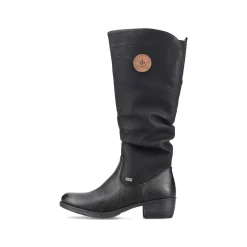 Rieker Ankle Boots & Boots-Women'S High-Shaft Boots Deep Black