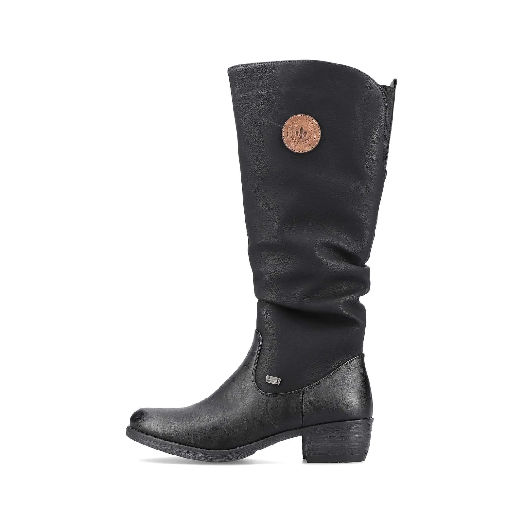 Rieker Ankle Boots & Boots-Women'S High-Shaft Boots Deep Black