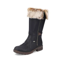 Rieker Ankle Boots & Boots-Women'S High-Shaft Boots Night Black