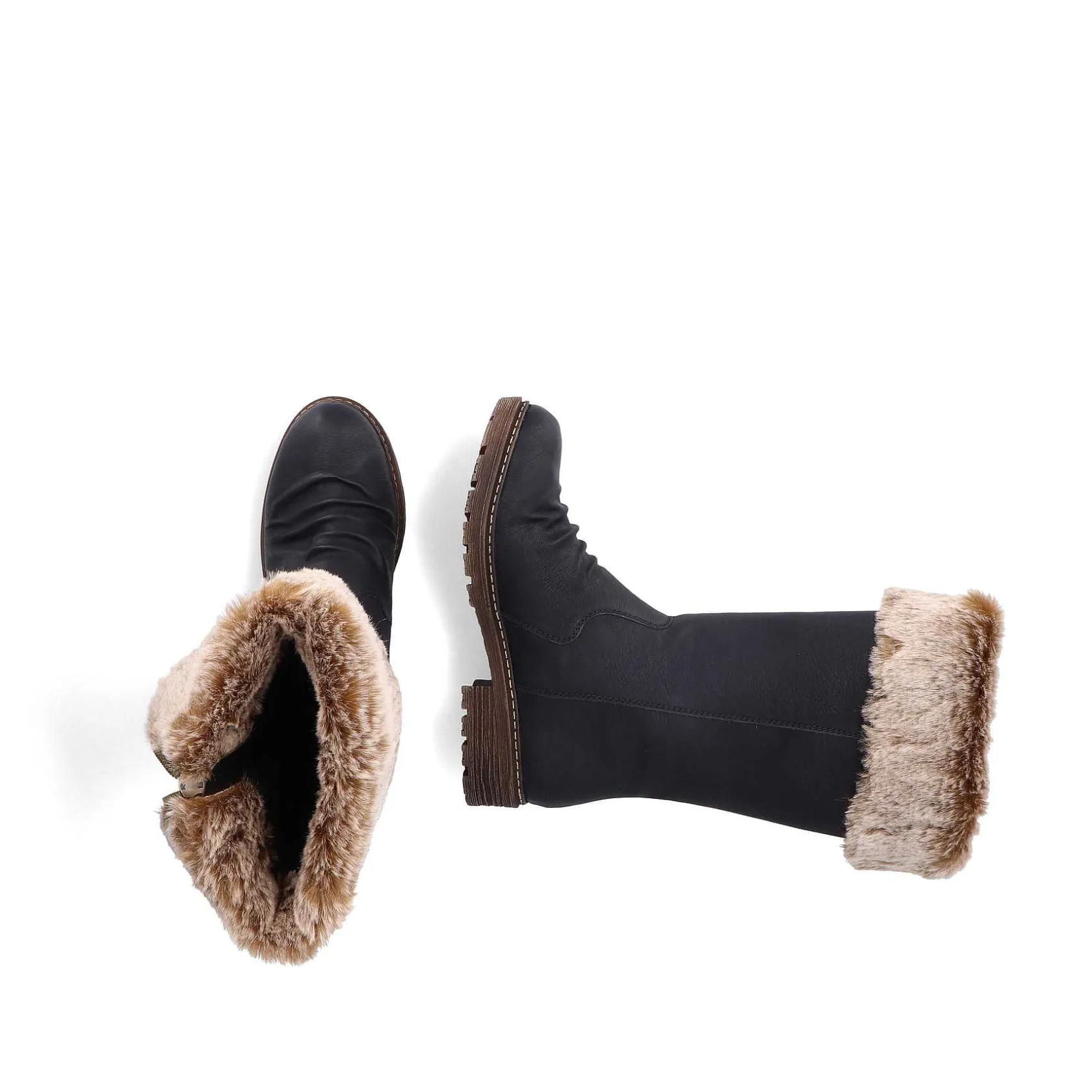 Rieker Ankle Boots & Boots-Women'S High-Shaft Boots Night Black