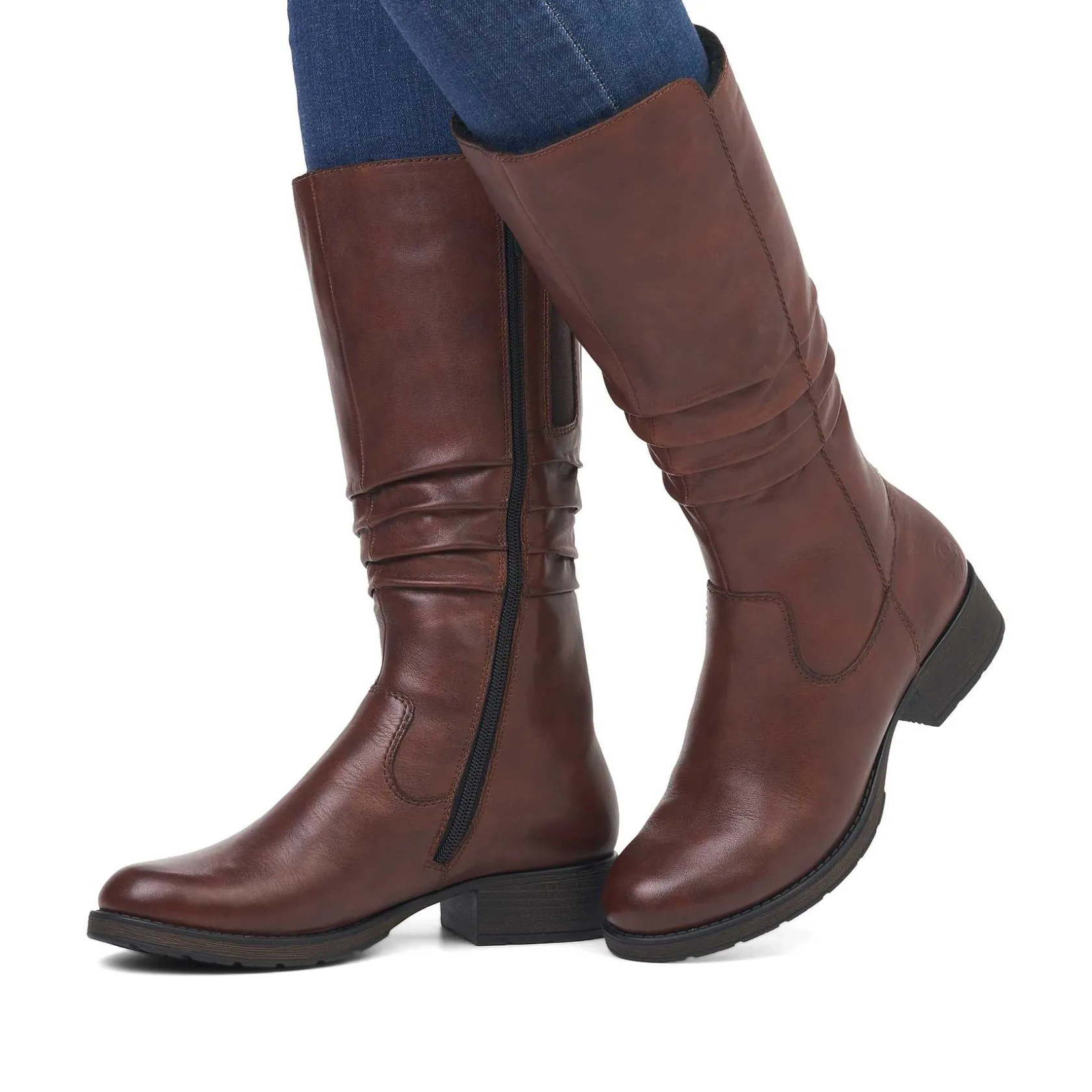 Rieker Ankle Boots & Boots-Women'S High-Shaft Boots Coffee Brown