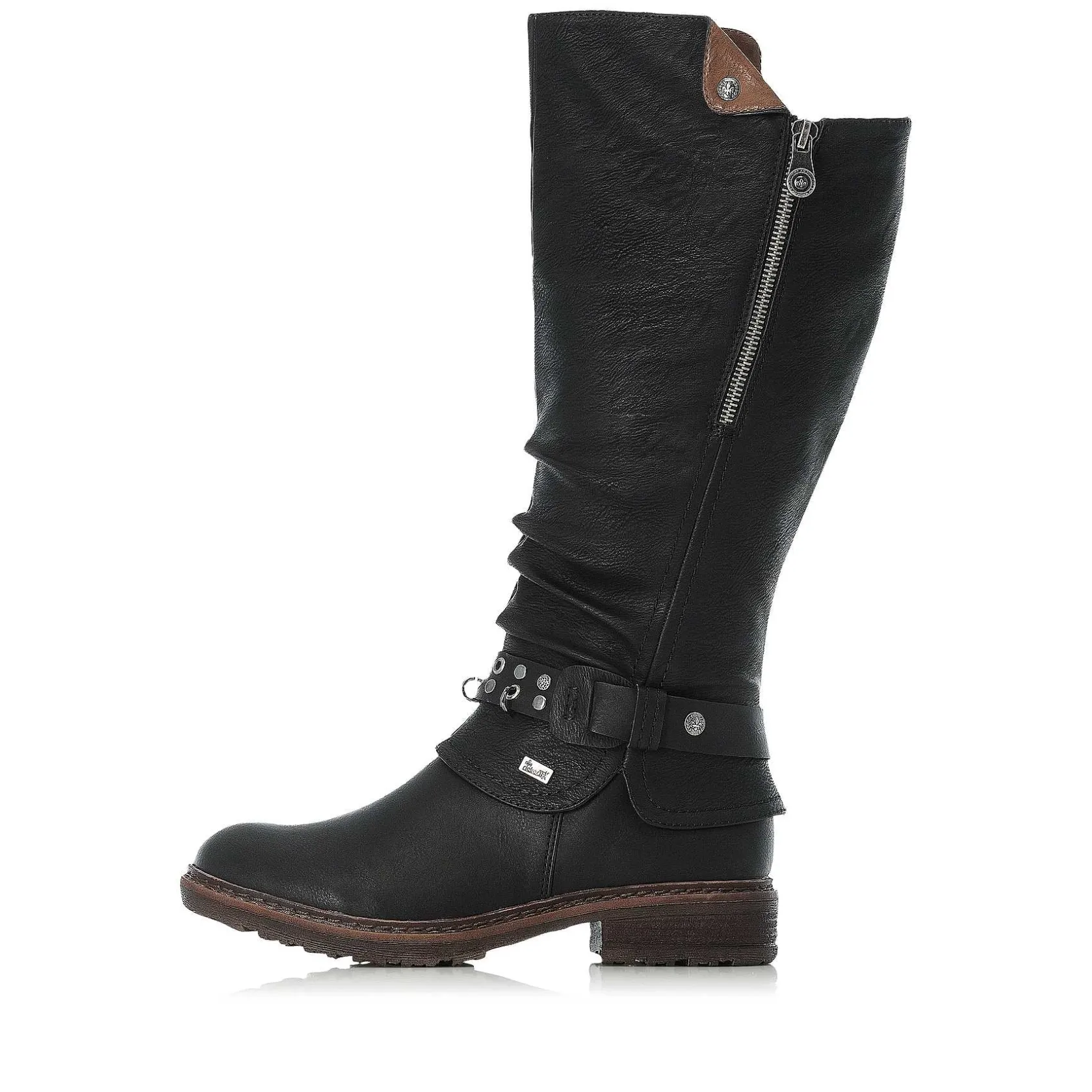 Rieker Ankle Boots & Boots-Women'S High-Shaft Boots Night Black