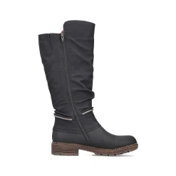 Rieker Ankle Boots & Boots-Women'S High-Shaft Boots Deep Black