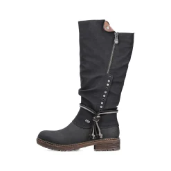 Rieker Ankle Boots & Boots-Women'S High-Shaft Boots Deep Black