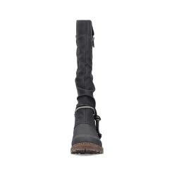 Rieker Ankle Boots & Boots-Women'S High-Shaft Boots Deep Black