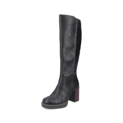 Rieker Ankle Boots & Boots-Women'S High-Shaft Boots Deep Black