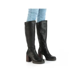Rieker Ankle Boots & Boots-Women'S High-Shaft Boots Deep Black