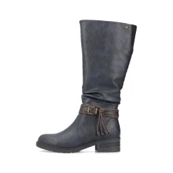 Rieker Ankle Boots & Boots-Women'S High-Shaft Boots Grey-Blue
