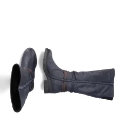 Rieker Ankle Boots & Boots-Women'S High-Shaft Boots Grey-Blue
