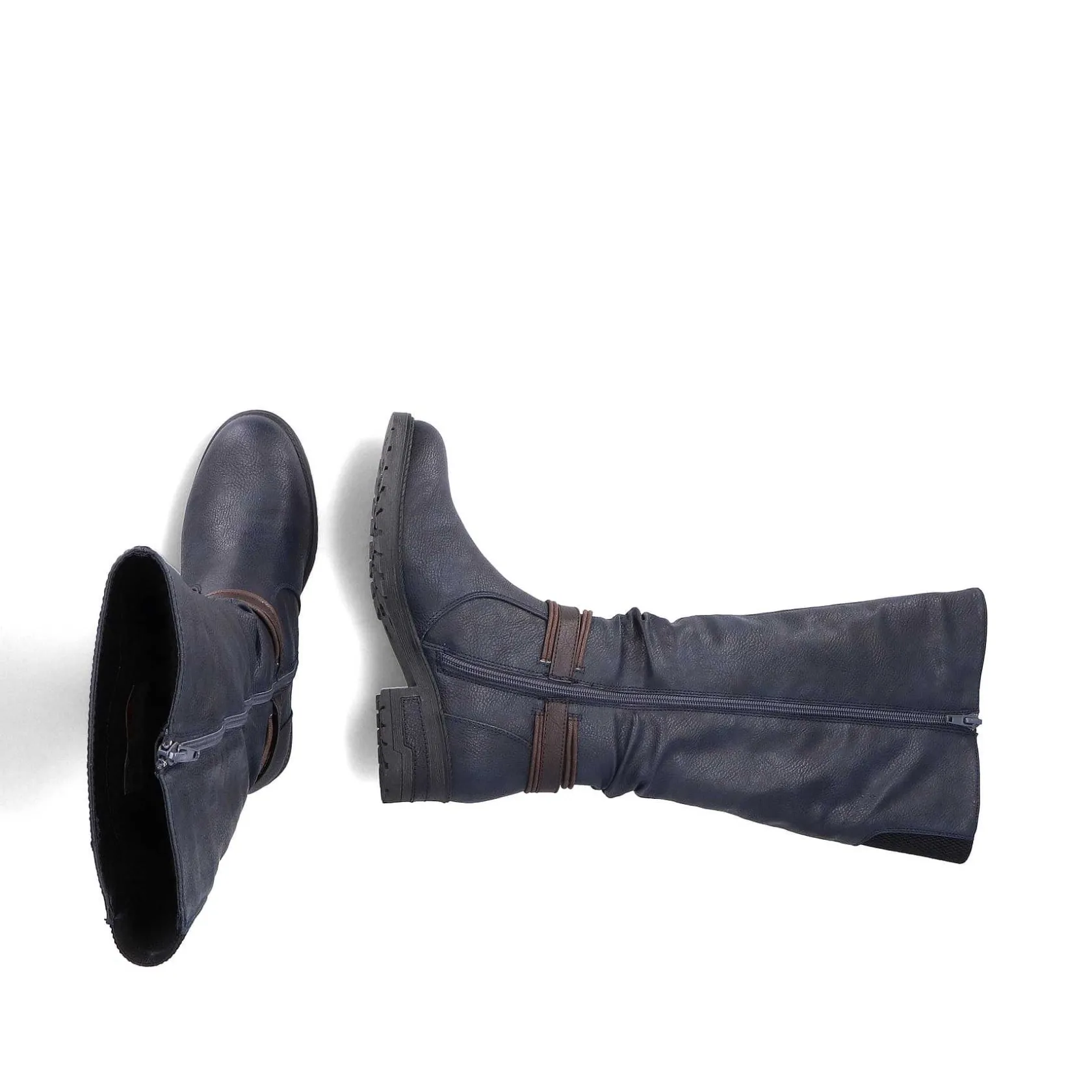 Rieker Ankle Boots & Boots-Women'S High-Shaft Boots Grey-Blue