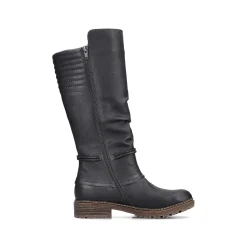 Rieker Ankle Boots & Boots-Women'S High-Shaft Boots Deep Black