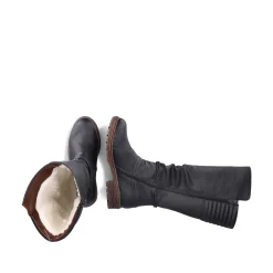 Rieker Ankle Boots & Boots-Women'S High-Shaft Boots Deep Black