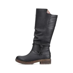 Rieker Ankle Boots & Boots-Women'S High-Shaft Boots Deep Black