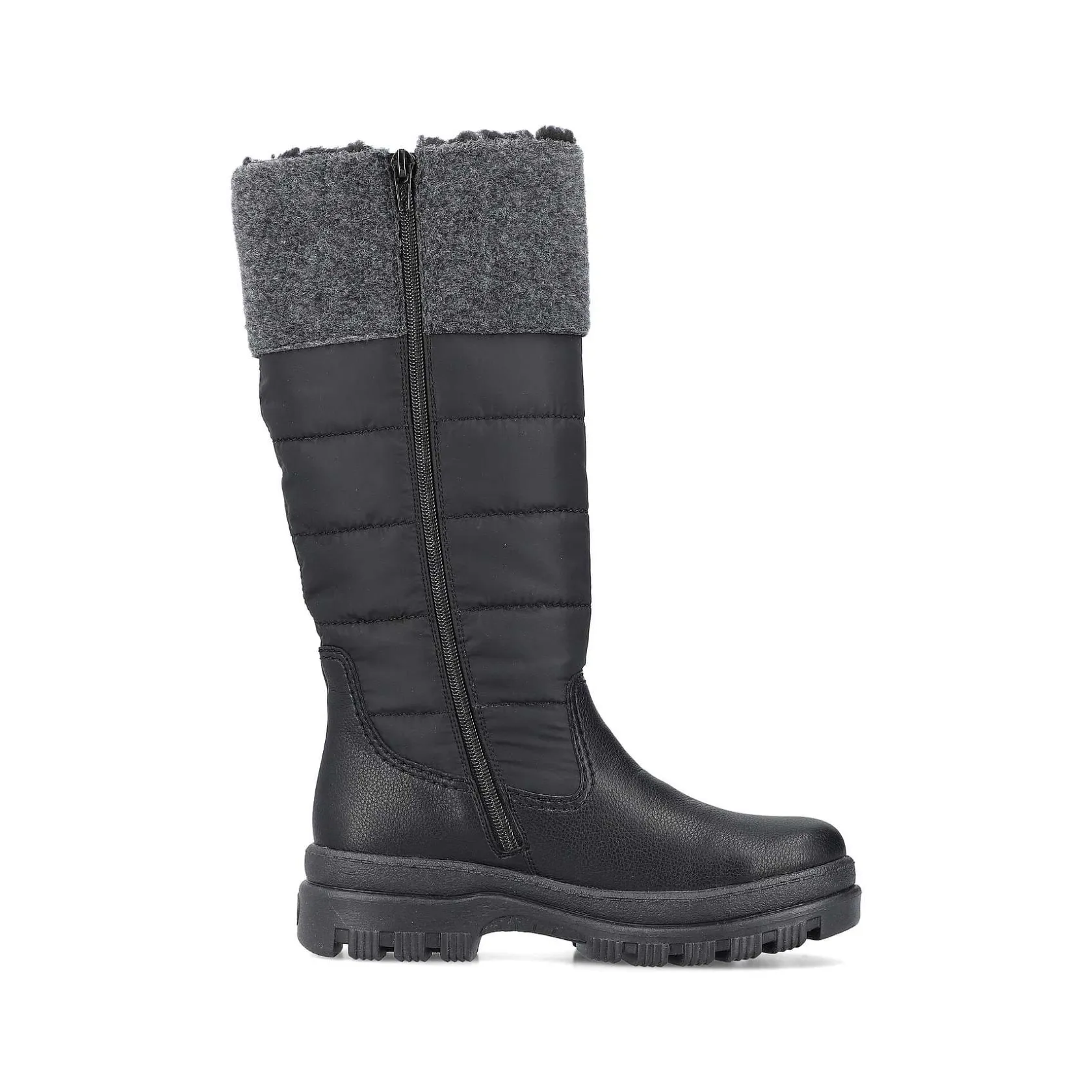 Rieker Ankle Boots & Boots-Women'S High-Shaft Boots Graphite Black
