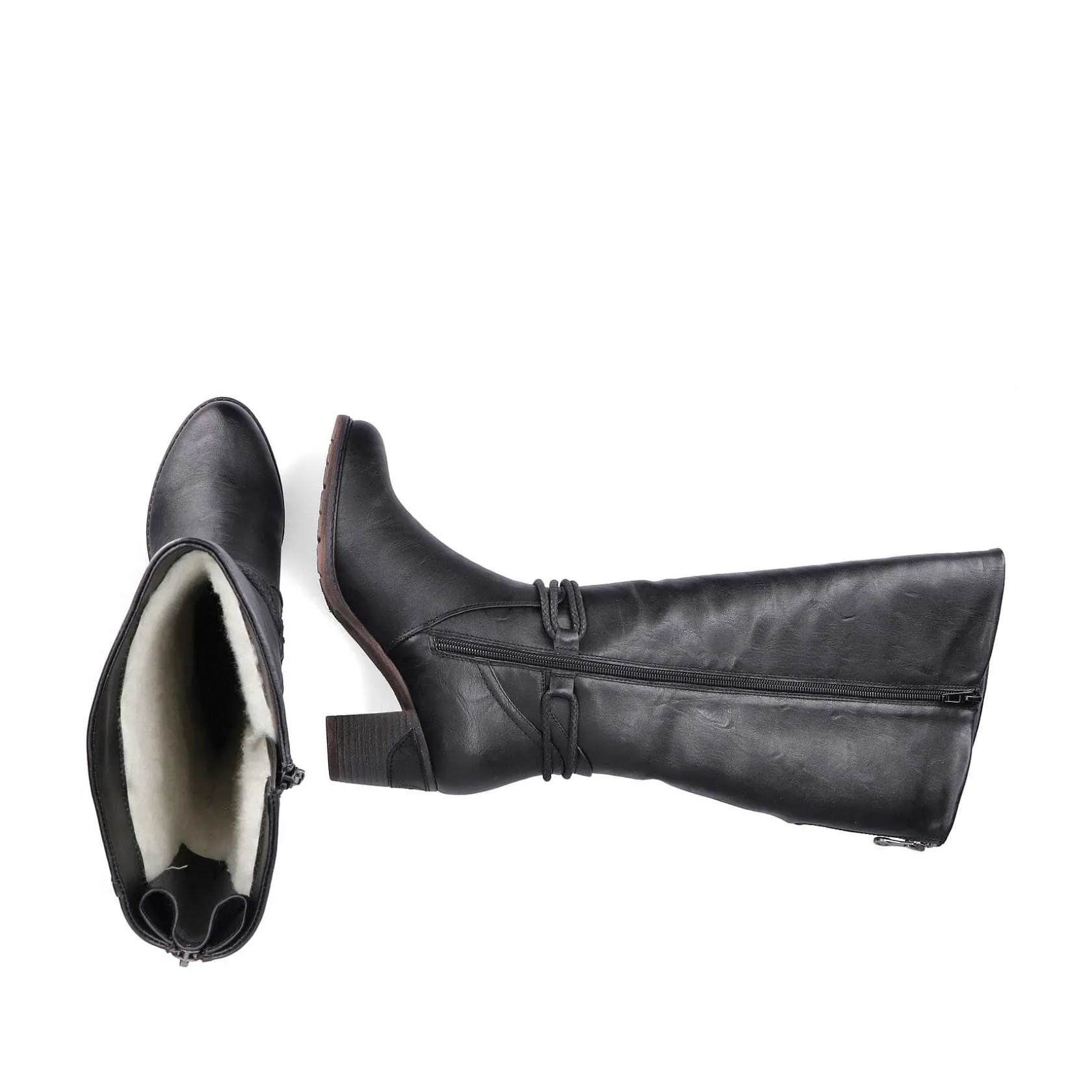 Rieker Ankle Boots & Boots-Women'S High-Shaft Boots Deep Black