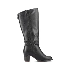 Rieker Ankle Boots & Boots-Women'S High-Shaft Boots Deep Black