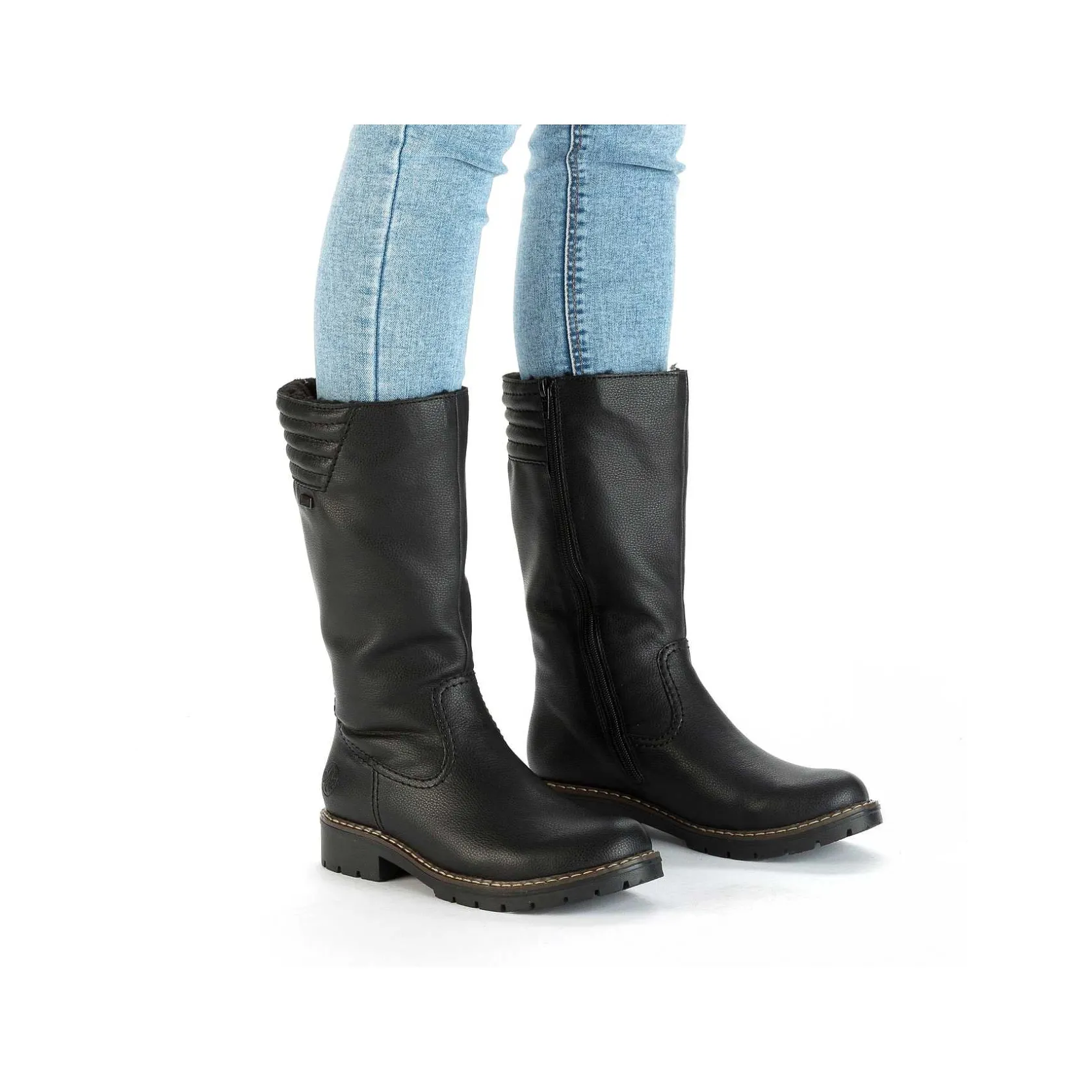 Rieker Ankle Boots & Boots-Women'S High-Shaft Boots Deep Black