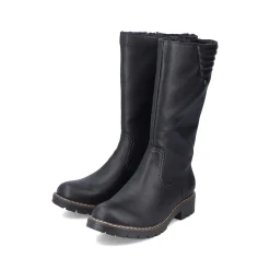 Rieker Ankle Boots & Boots-Women'S High-Shaft Boots Deep Black