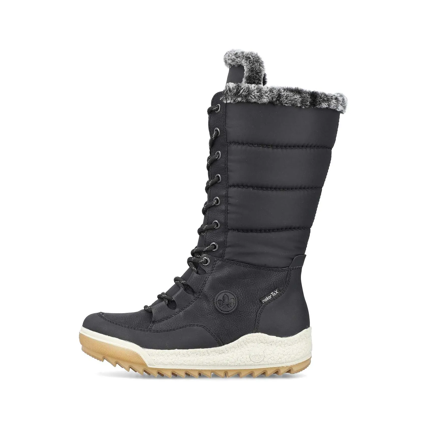 Rieker Ankle Boots & Boots-Women'S High-Shaft Boots Asphalt Black