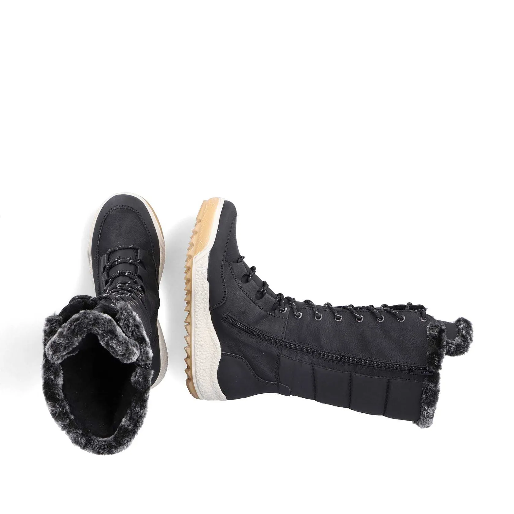 Rieker Ankle Boots & Boots-Women'S High-Shaft Boots Asphalt Black