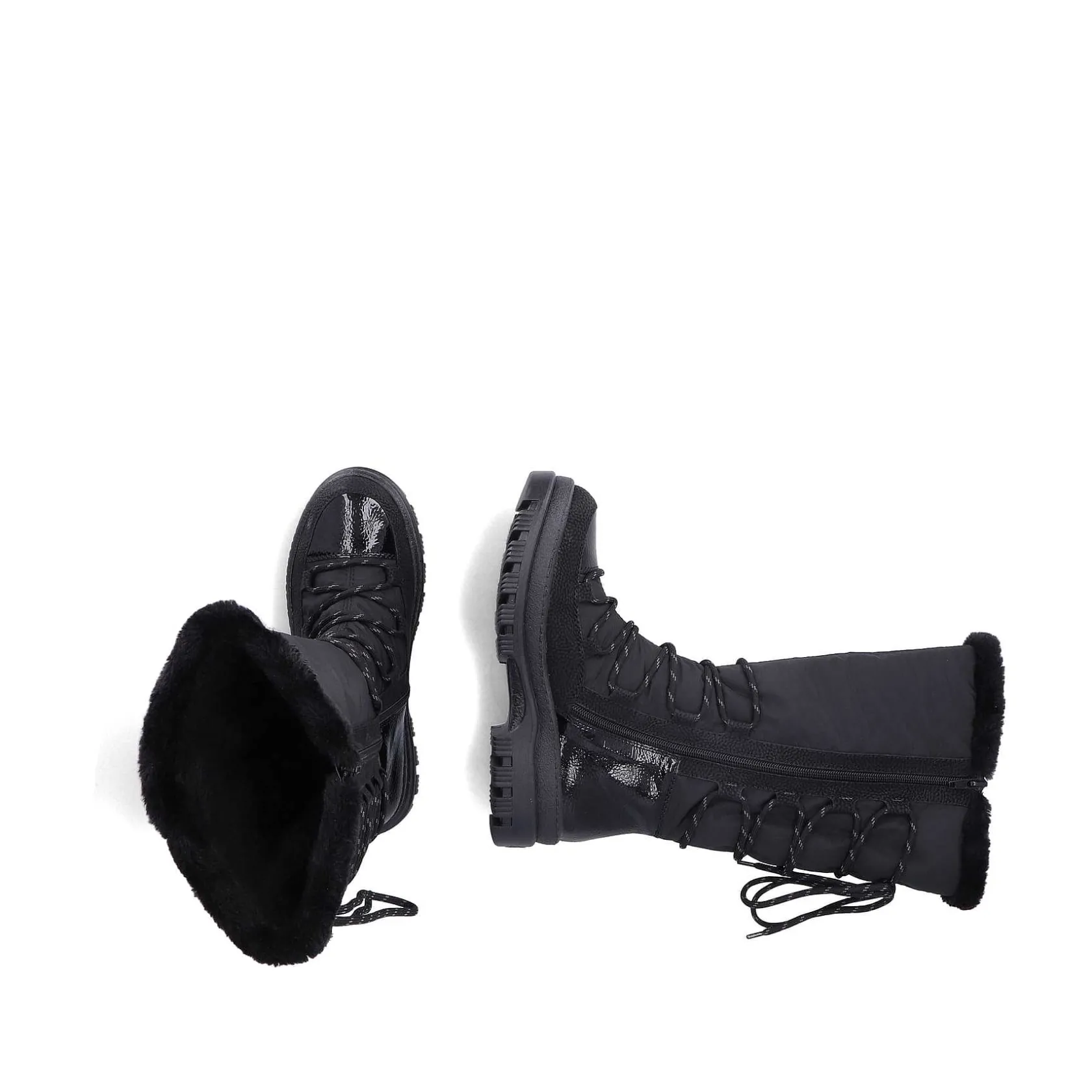 Rieker Ankle Boots & Boots-Women'S High-Shaft Boots Graphite Black