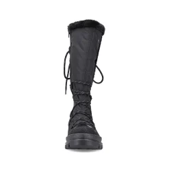 Rieker Ankle Boots & Boots-Women'S High-Shaft Boots Graphite Black