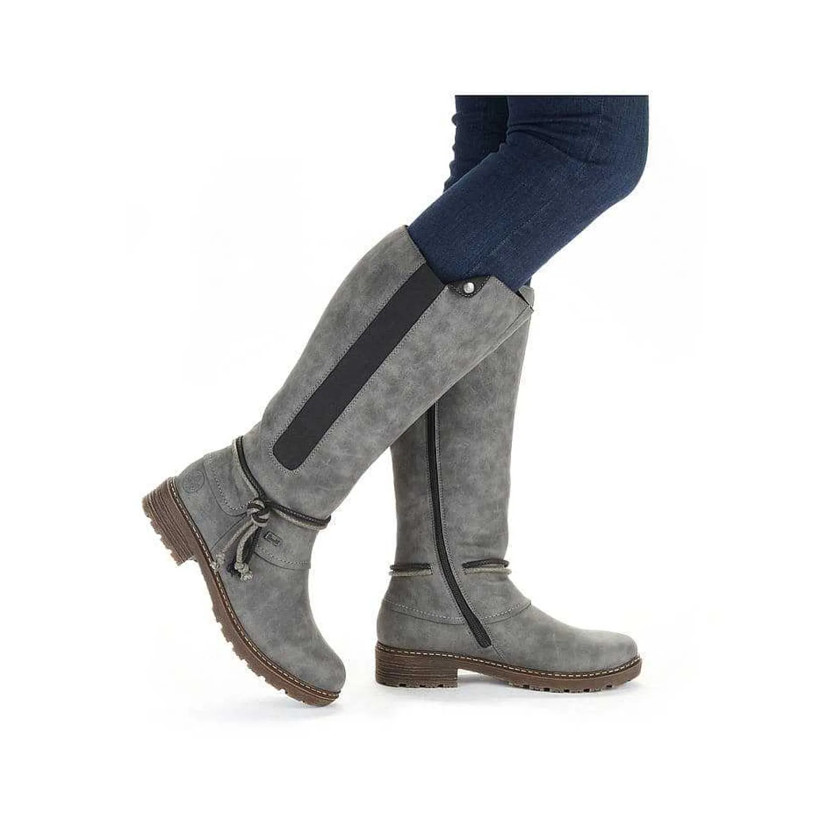 Rieker Ankle Boots & Boots-Women'S High-Shaft Boots Steel Gray