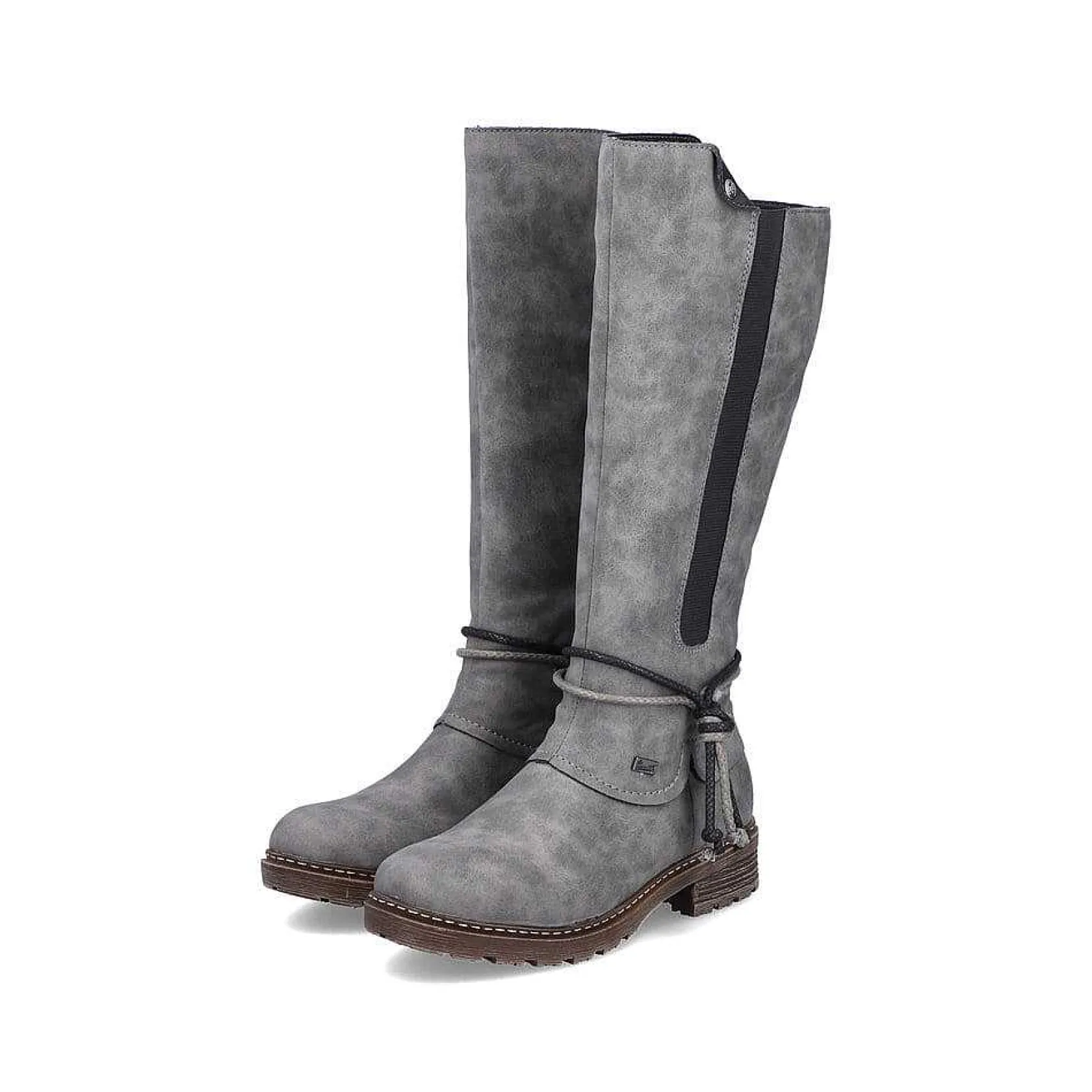 Rieker Ankle Boots & Boots-Women'S High-Shaft Boots Steel Gray