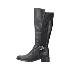 Rieker Ankle Boots & Boots-Women'S High-Shaft Boots Graphite Black