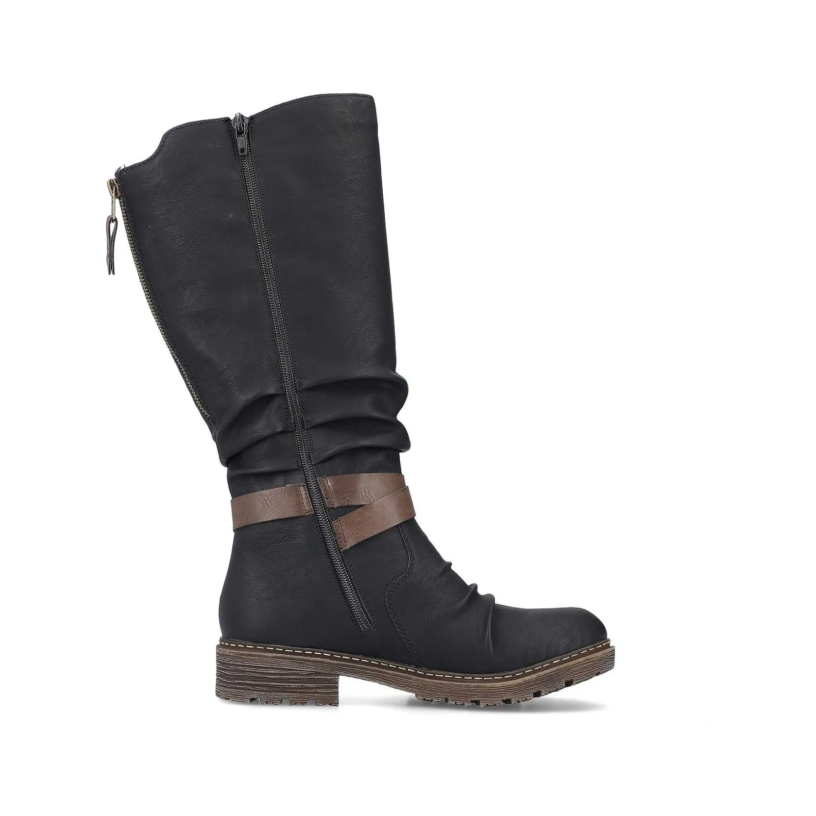 Rieker Ankle Boots & Boots-Women'S High-Shaft Boots Deep Black