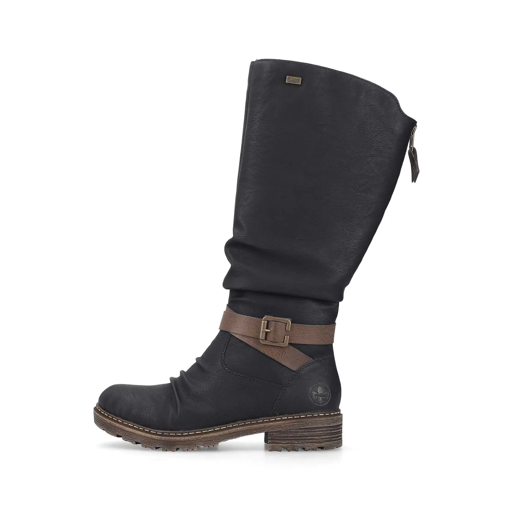 Rieker Ankle Boots & Boots-Women'S High-Shaft Boots Deep Black