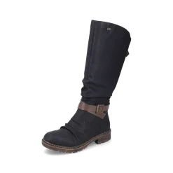 Rieker Ankle Boots & Boots-Women'S High-Shaft Boots Deep Black