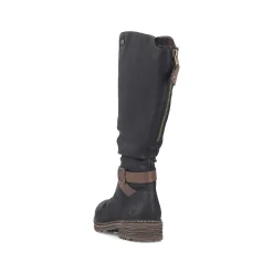 Rieker Ankle Boots & Boots-Women'S High-Shaft Boots Deep Black