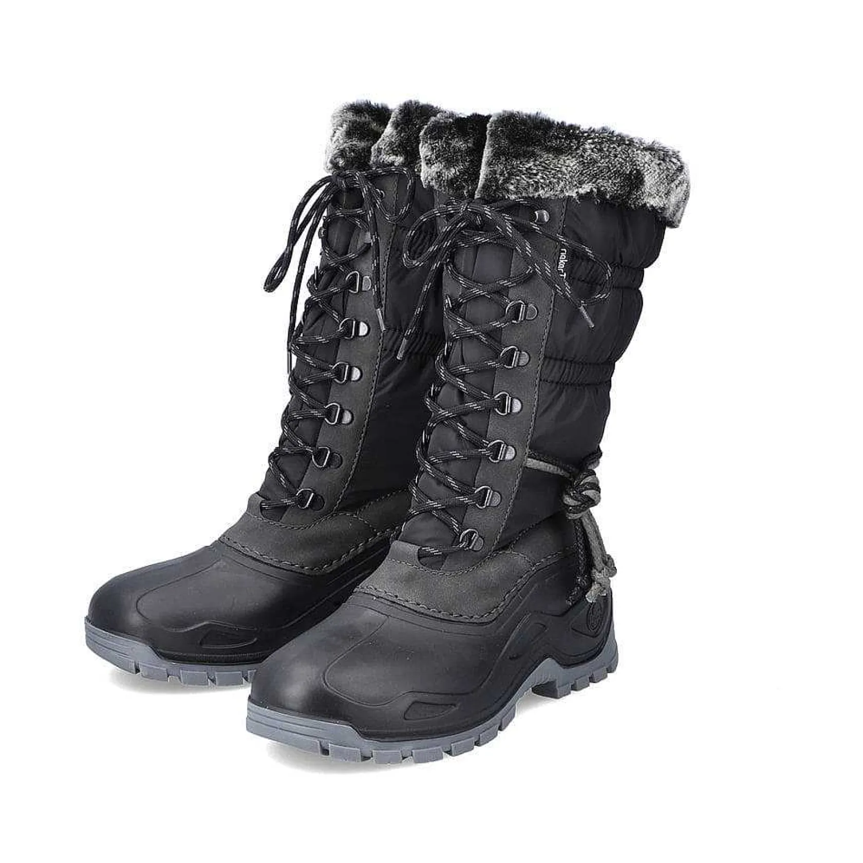 Rieker Ankle Boots & Boots-Women'S High-Shaft Boots Deep Black
