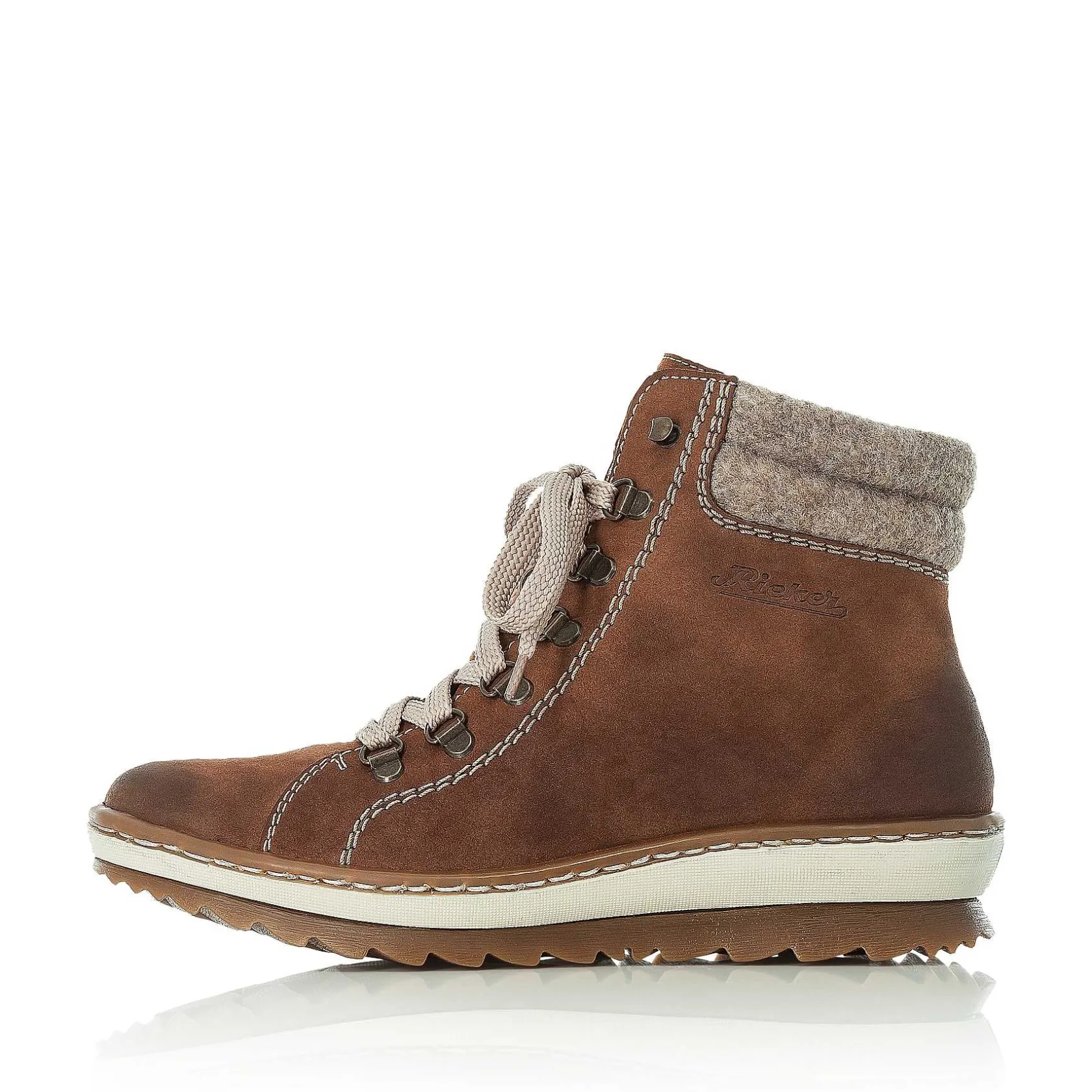Rieker Ankle Boots & Boots-Women'S Laced Boots Caramel Brown