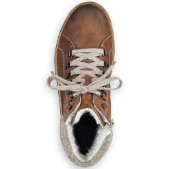 Rieker Ankle Boots & Boots-Women'S Laced Boots Caramel Brown