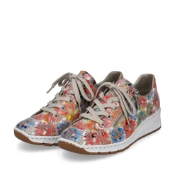 Rieker Colorful Styles-Women'S Laced Shoes Multi