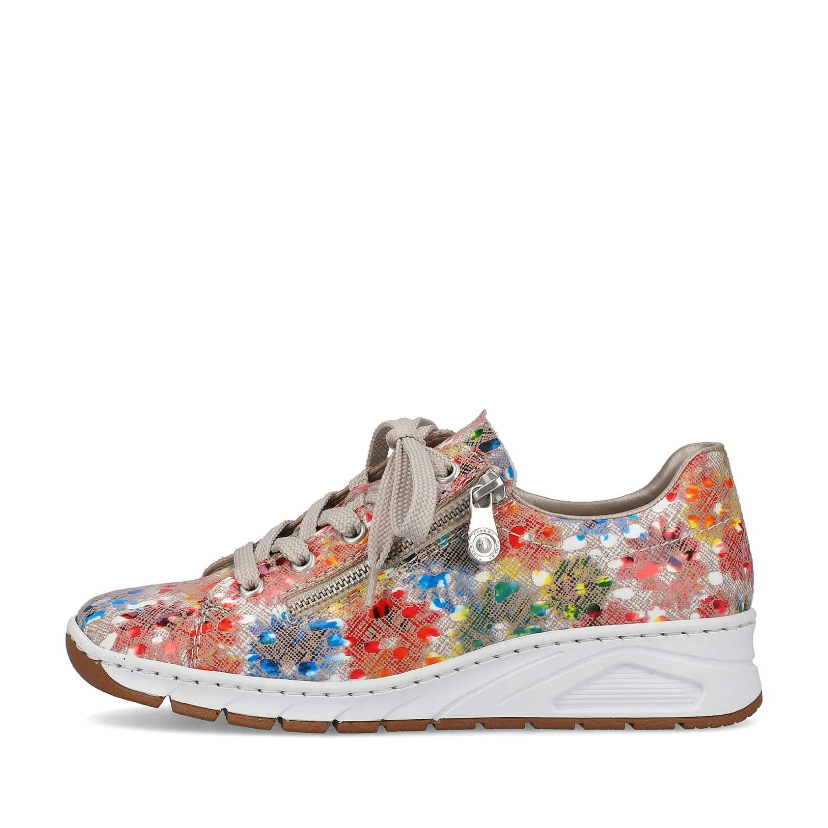 Rieker Colorful Styles-Women'S Laced Shoes Multi