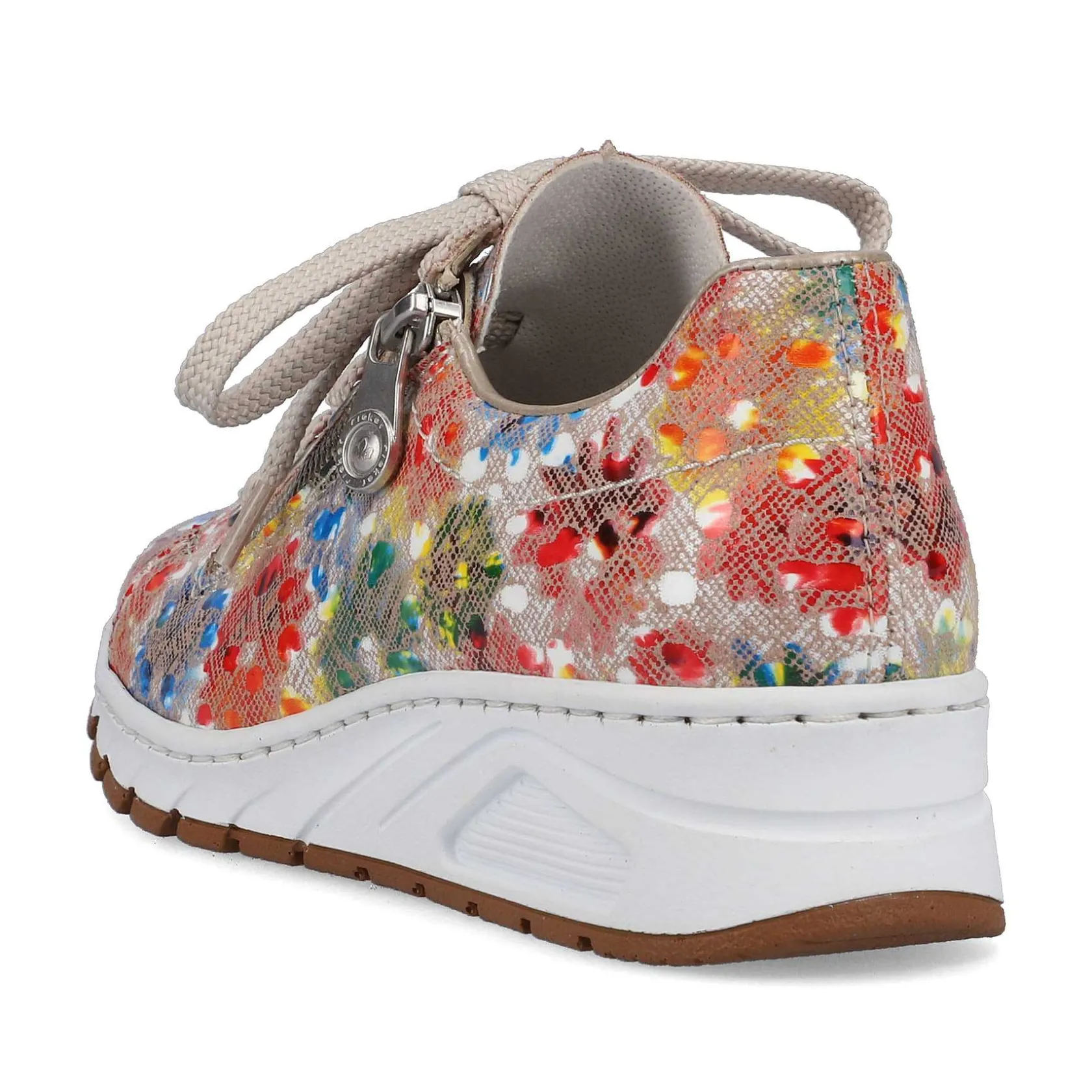 Rieker Colorful Styles-Women'S Laced Shoes Multi