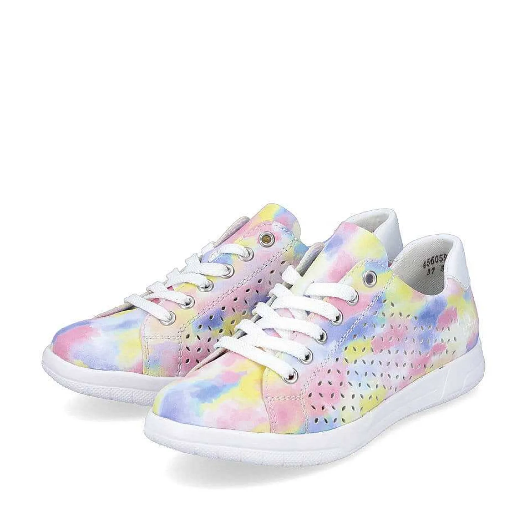 Rieker Colorful Styles-Women'S Laced Shoes Multi-Edelweis