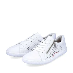 Rieker Low Shoes & Slippers-Women'S Laced Shoes Pearl White