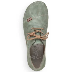 Rieker Low Shoes & Slippers-Women'S Lace-Up Shoes Green Gray
