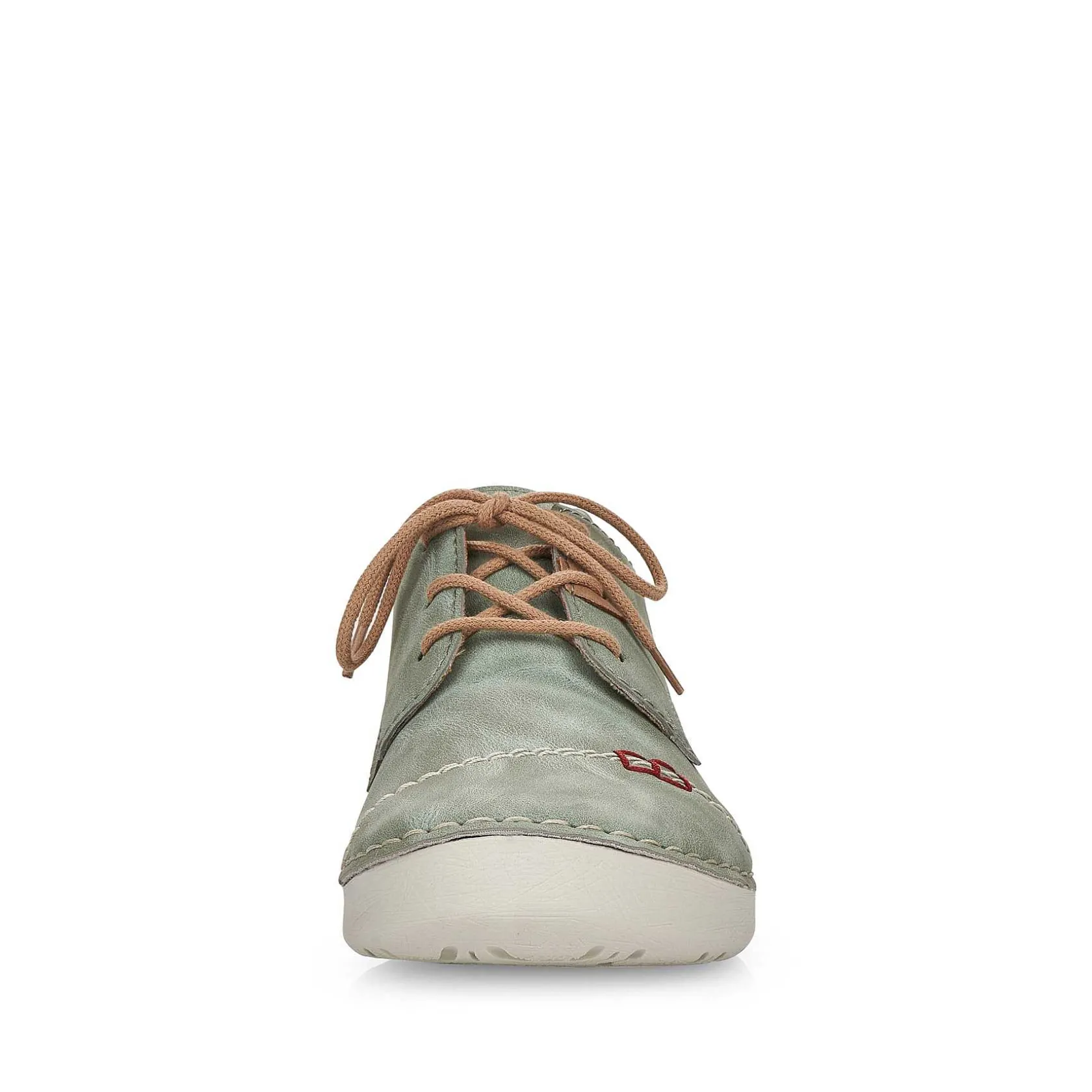 Rieker Low Shoes & Slippers-Women'S Lace-Up Shoes Green Gray