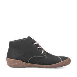 Rieker Low Shoes & Slippers-Women'S Lace-Up Shoes Deep Black