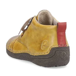 Rieker Low Shoes & Slippers-Women'S Lace-Up Shoes Exotic Yellow